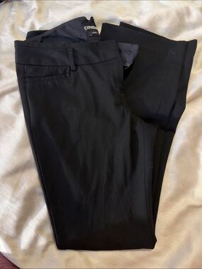 Express Men's Black Dress Pants - Classic Tailored Style